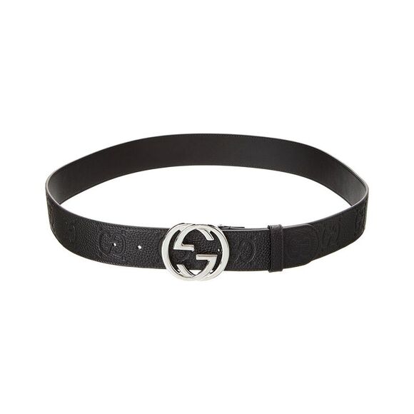 Gucci Leather Belt, Black - Picture 1 of 3